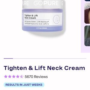 Go Pure Tighten & Lift Neck Cream -